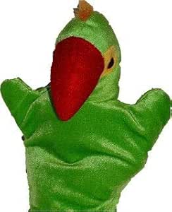 parrot hand puppet