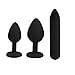 Produktbild VOSSA Mini Silicone Jeweled Anal Butt Plugs Anal Jump Eggs Vibrator Trainer Toys Set,Vibrator Sex Toys4 Man, Sex Toys4 Women,Vibrator Sex Toy,Vibrant Toy Women, Adult Toys, Wand Massager Sex XXL