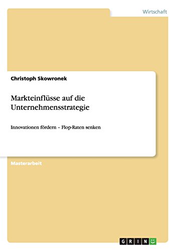 Markteinflüsse auf die Unternehmensstrategie: Innovationen fördern - Flop-Raten senken