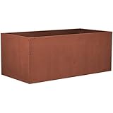 prima terra Hochbeet-Bausatz Edelrost Optimus Maße 200x100cm Höhe 80cm