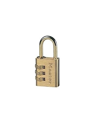 Masterlock Cadenas laiton massif à combinaison programmable 30mm