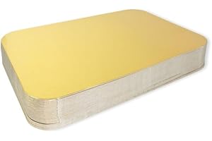 BOLSEMACK Base en carton métallisé or 170x235 mm. pour tranchements (25 pièces.)