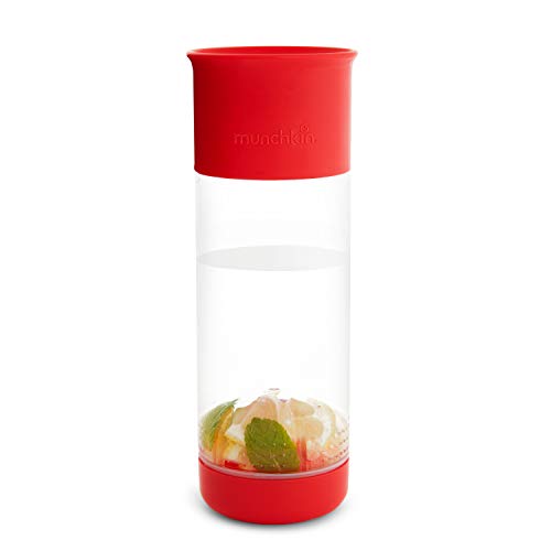 Munchkin Miracle 360 Fruit Infuser Water Bottle, 20 oz/591 ml, Red Munchkin Miracle 360 Fruit Infuser Water Bottle, 20 oz/591 ml, Red