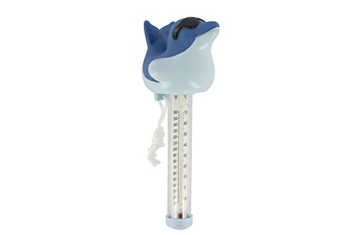 Steinbach Thermometer Schwimmthermometer Derby Dolphin, Mehrfarbig, ca. 23 cm