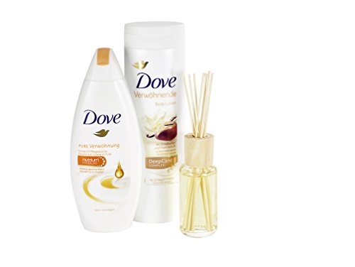 Dove Geschenkset Verwöhnende Pflege Edition mit Raumduftflakon, 1er Pack - 3