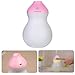 Produktbild Vosarea Cute Humidifier Ladebare LED Calabash Shape Car Decor Moisturizing Instrument Home Decor for Dorm Living Room Office Office Pink