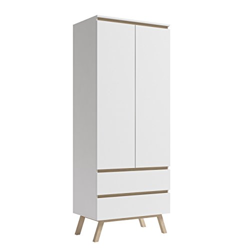 Mirjan24 Kleiderschrank Slogen, Drehtürenschrank, Garderobenschrank