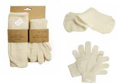 Hydrea London Exfoliating Cotton Strech Cloth & Gloves Duo - DUO1