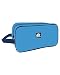 Produktbild Baggy Schuhtasche, Kunststoff, Hellblau und Dunkelblau, 17 x 10 x 28 cm