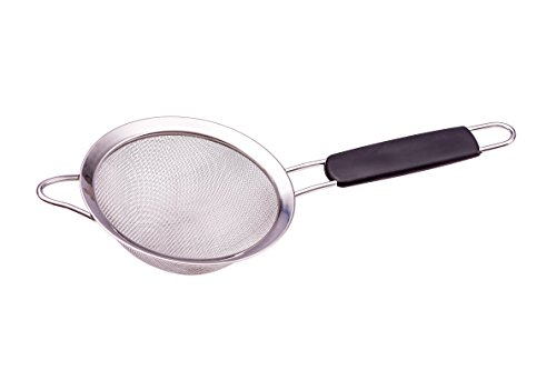 Erstklassiger engmaschiger Seiher aus Edelstahl von LiveFresh – 14 CM – Seihen & sieben Sie Quinoa, Reis, Mehl, Nudeln und vieles mehr mit dem stärksten und zuverlässigsten großen Sieb - 8