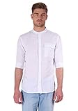  Kaporal Paola - Camisa de Manga 3/4, Corte Recto para Hombre Blanc White XXL
