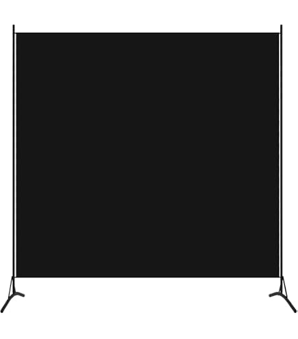 VidaXL 5-Panel Fabric Room Divider 433x180 Cm – Brown Foldable Privacy Screen For Bedroom, Living Room, Office