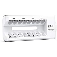 EBL - 8 Ranuras Cargador de Pilas de AA AAA Ni-MH Ni-CD Baterías Recargables