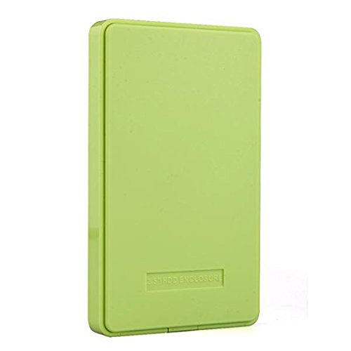Tragbare externe Festplatte Fall für Fall Gehäuse USB 2.0 SATA 2.5 Zoll HDD Unterstützung Grün 2TB