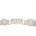 Produktbild Beliani Sofa Set Leder beige 6-Sitzer Helsinki