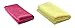 Elegant Microfiber Cleaning Cloth Yellow & Pink RS.159.00