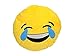 Produktbild Jushi Nettes weiches Plüsch-Emoji Gelb Emoticon Smiley Runde Kissen Gefüllte Spielzeug-Puppe Kissen (Lachen zu Tränen)