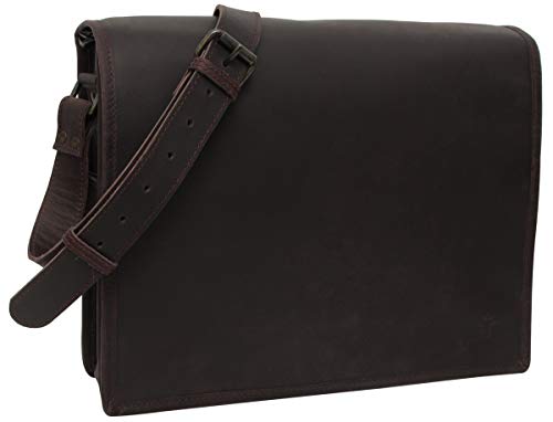 Preisvergleich Produktbild Fahrradtasche Leder Gusti Studio Mitch Umhängetasche Dunkelbraun