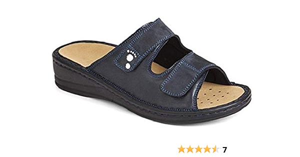 Podartis Ciabatta MOD. ALIPES Blu Doppia Fascia Regolabile tg : Amazon.it:  Moda