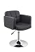 Produktbild Duhome Elegant Lifestyle Clubsessel Sessel Kunstleder SCHWARZ Esszimmerstuhl Lounge Sessel höhenverstellbar drehbar Farbauswahl - Typ 524A