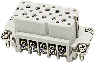 Preisvergleich Produktbild 10p.+PE Buchseneinsatz 380V 16A