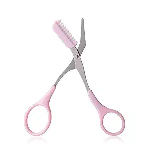 Digital Shoppy Eyebrow Trimmer Scissors With Comb Remover Makeup Tools Hair Removal Grooming Shaping Shaver Trimmer Eyelash Hair Clips