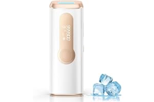 HAARLOSY Depiladora Laser IPL con Refrigeración, Innovadora Función 3 en 1, 9 Niveles de Energía, 999,900 Flashes, Depiladora Luz Pulsada Indolora para Todo el Cuerpo Blanco