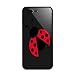 Produktbild iPhone 7 Plus/iPhone 8 Plus Hülle, The Smoker TPU Customization for iPhone 7 Plus/iPhone 8 Plus 5.5 Zoll Schutzhülle, Material:Tempered Glass, Ladybug2