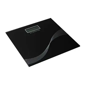 JM SELLER Electronic Thick Tempered Glass LCD Display Digital Personal Bathroom Health Body Weight Weighing Scales For Body Weight, Weight Scale Digital For Human Body