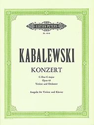 EDITION PETERS Kabalevsky: Violin Concerto in C Major, Op.48 (Violin & Piano)
