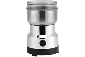 Elektrisk kaffekvarn 220 W kaffebönor nötter kryddor spannmålskvarn, tryckknapp strömbrytare styrning, lätt att använda och r