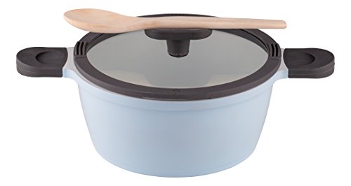 Mulex 120309 Topfset Happiness 6-teilig Aluguss, pastell, 20 cm - 3