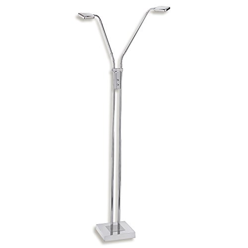 ROLLER LED-Stehlampe WELLA - Chrom - 2-flammig