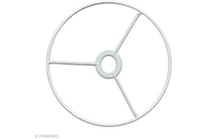 L'UNIVERS DE PIWI Gestell Lampenschirm Kreis mit Ring Ø 15 cm – Kreative Samen