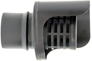 BRICOSOL SOMBRERO ANTILLUVIA HORIZONTAL EXOJO PARA ESTUFA PELLET VITRIFICADO (80 Milímetros Diámetro)