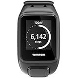 TomTom Spark GPS Multi-Sport Fitness Watch with Music and Heart Monitor, Large Strap - Black