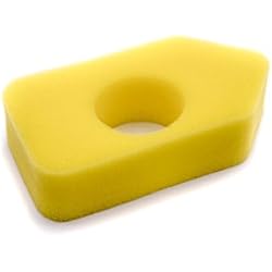 vhbw Filtro de Aire de Espuma de Recambio Amarillo para cortacésped, reemplaza Briggs & Stratton 698369