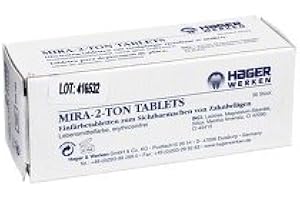 HAGER UND WERKEN MIRA 2 Ton Plaque Einfärbe Tabletten 50 Stück