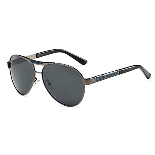 Preisvergleich Produktbild Brillen Herren Metall Large Frame polarisierte Sonnenbrille R5