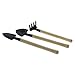 Produktbild HuaYang 3 Stück / Set Kinder Mini-Kompaktanlage Garten Hand Holz Werkzeugsatz Spaten Schaufel Rührstange