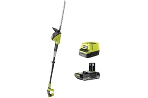 RYOBI Pack Taille-Haies OPT1845-18V One+ - 1 Batterie 2.0Ah - 1 Chargeur Rapide
