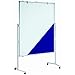 Produktbild MAUL Professionelle Moderationstafel 150 x 120cm, Blaues Pinnboard und Whiteboard vereint, Mobil mit 4 feststellbaren Rollen, Hoch- oder Querformat möglich, 6380482, 1 Stück