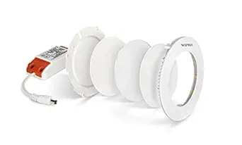 Wipro Garnet Slim 6-Watt Round Panel (Cool Day Light)