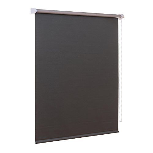 Verdunkelungsrollo grau: 160×160 (Breite X Höhe in cm) / Thermorollo Verdunklungsrollo Seitenzugrollo Rollo inkl. Montagezubehör / weitere Größen: 80 / 100 / 120 / 140 / 160 x 160 oder 220 cm - 7