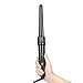 NexGadget 5-in-1 Hair Curler Curling Wand Set Curling Tongs Curling Iron with 5 Interchangeable Barrels and Heat Resistant Glove - Black
