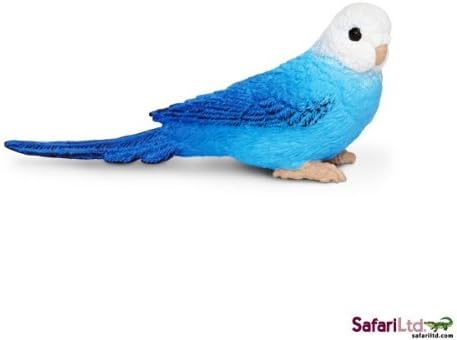 Safari S150629 Wings of the World Blue Budgie Miniature