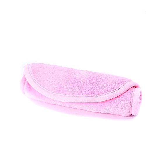 ODN MakeUp Radierer Microfaser Abschminktuch Gesichtsreinigungstücher Mikrofaser Make-Up Entferner (Rosa)