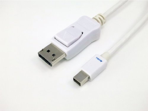 Accell UltraAV Mini DisplayPort zu DisplayPort Kabel Version 1.2 – Weiß - 4