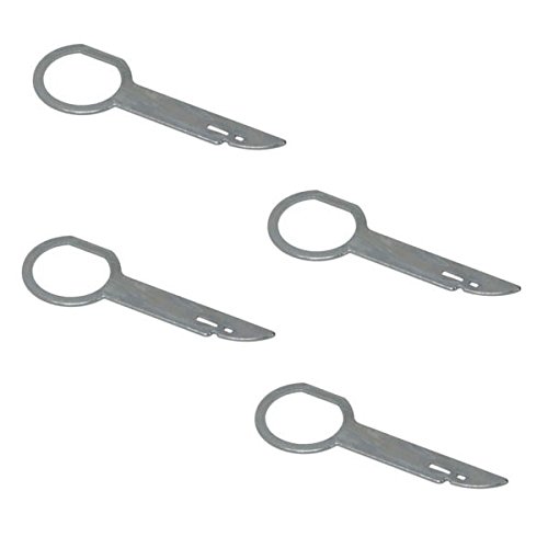 Herramienta de desbloqueo para Radios con ranura horizontal de VW, AUDI, SEAT, SKODA, MERCEDES, FORD, conjunto de 4