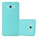 Produktbild Cadorabo Hülle für Samsung Galaxy J7 2016 (6) - Hülle in Candy BLAU – Handyhülle aus TPU Silikon im Candy Design - Silikonhülle Schutzhülle Ultra Slim Soft Back Cover Case Bumper